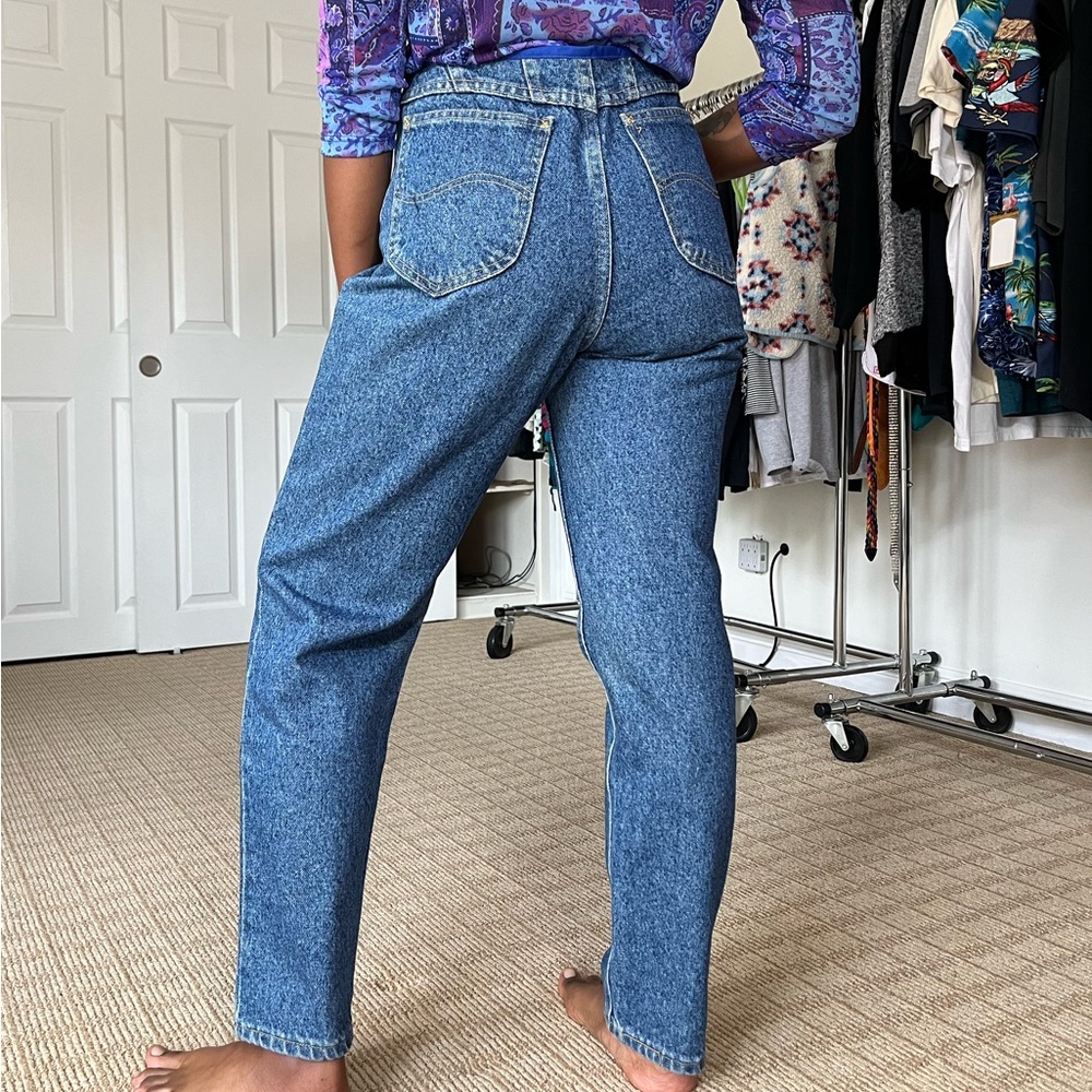 Vintage Lee jeans no size but fits like a 6 no flaws - Picture 5 of 5